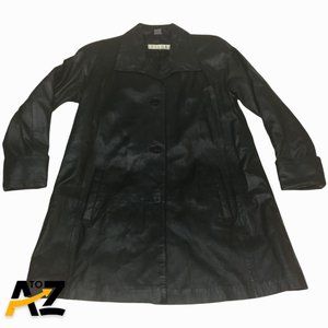 Women's Excelled Black Leather Jacket Size S